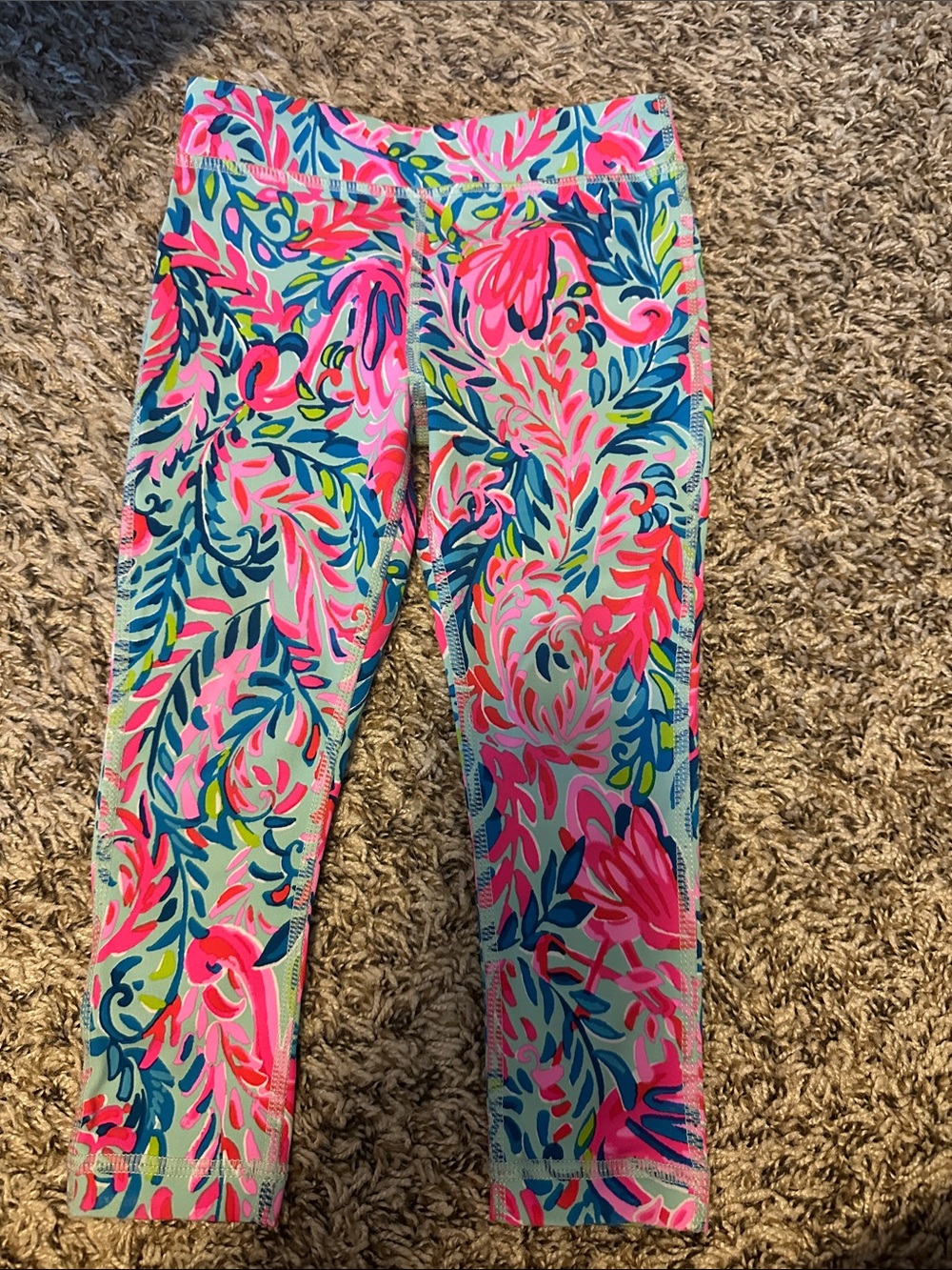Like new Lily Pulitzer size xs (2t) colorful leggings.